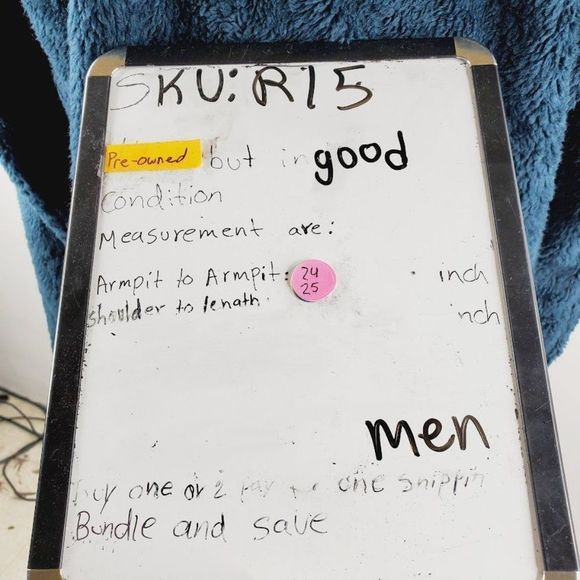 Pendleton Men's Teal Long Sleeve Wool Thermal Full Zip Jacket Size XL - Picture 10 of 10